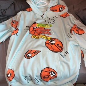Overtime basketball hoodie size medium